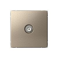 Розетка TV Проходная без рамки Systeme Electric ArtGallery  1-м. шампань картинка